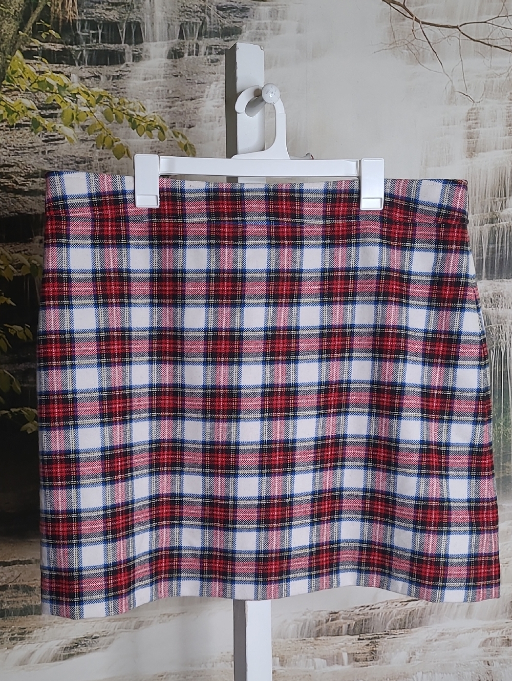 New with tags! J Crew Womens 18 Classic Chic Retro Plaid Woven Mini Skirt